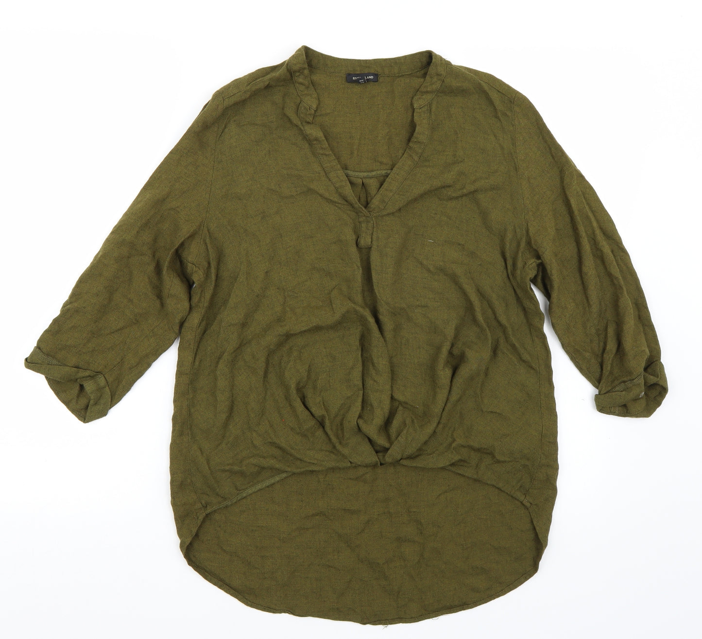 Riverisland Womens Green   Basic T-Shirt Size 12