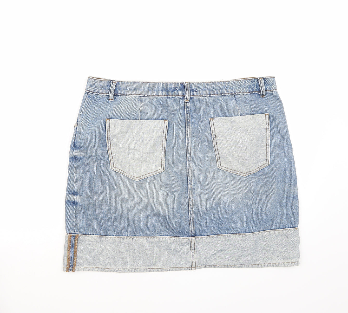 TU Womens Blue   A-Line Skirt Size 16