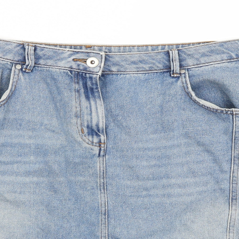 TU Womens Blue   A-Line Skirt Size 16