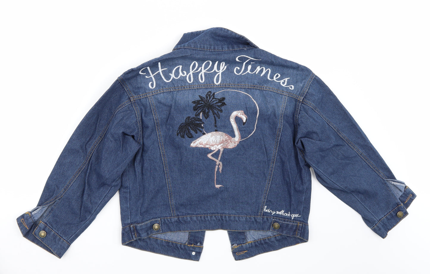 Preworn Womens Blue   Jacket Coat Size S