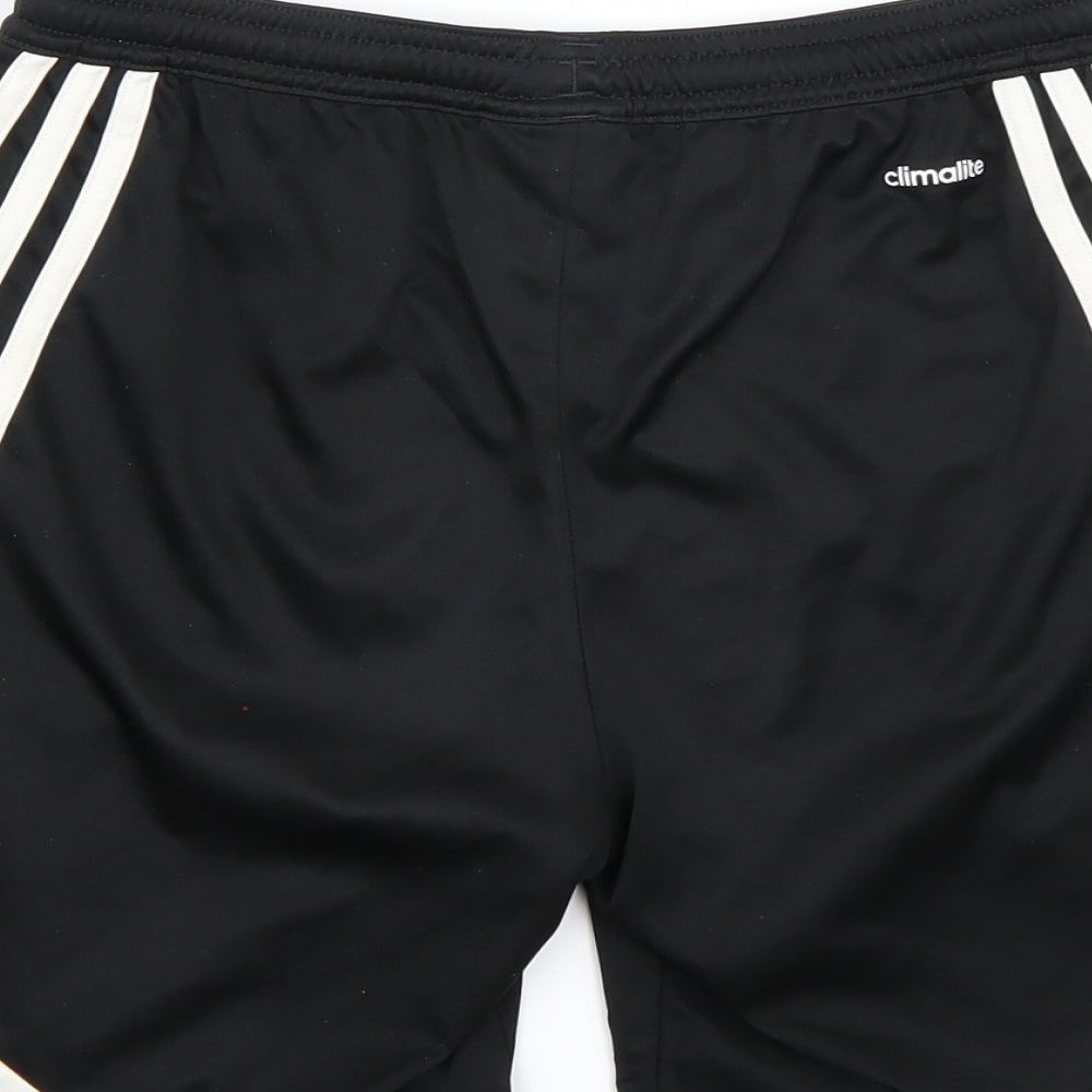 adidas Boys Black   Sweat Shorts Size L