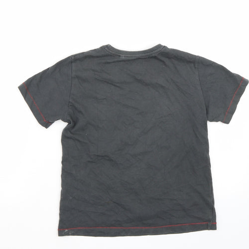 NEXT Girls Grey  Rayon Basic T-Shirt Size 8 Years