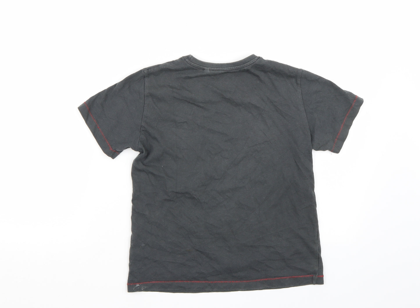 NEXT Girls Grey  Rayon Basic T-Shirt Size 8 Years