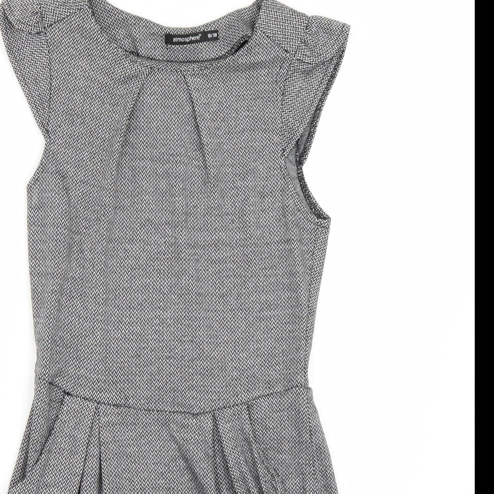 Preworn Womens Black   A-Line  Size 10