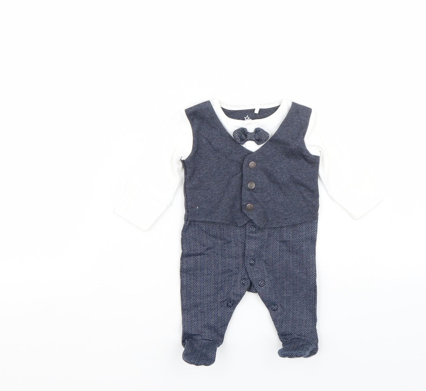 NEXT Boys Blue   Babygrow One-Piece Size Newborn