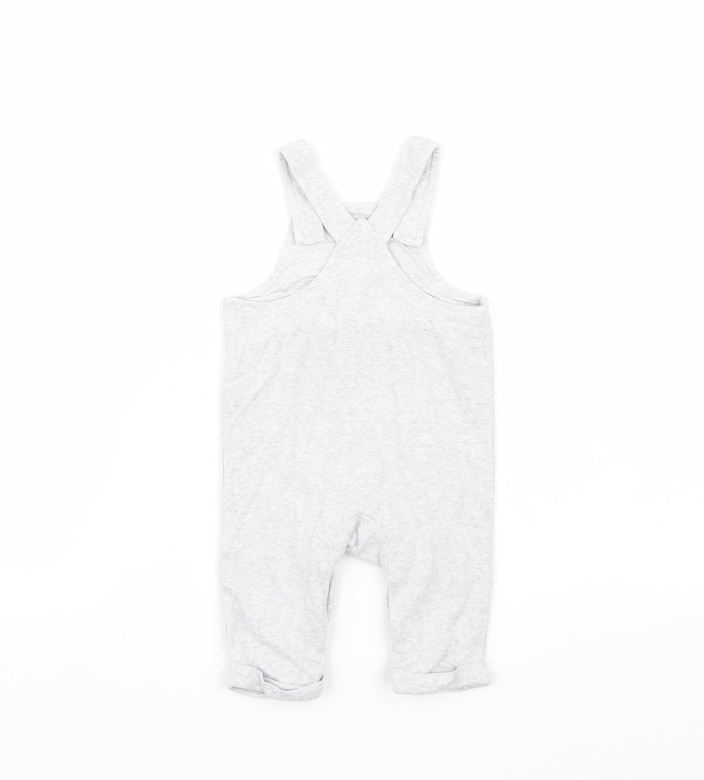 Marks and Spencer Baby Grey   Babygrow One-Piece Size 3-6 Months