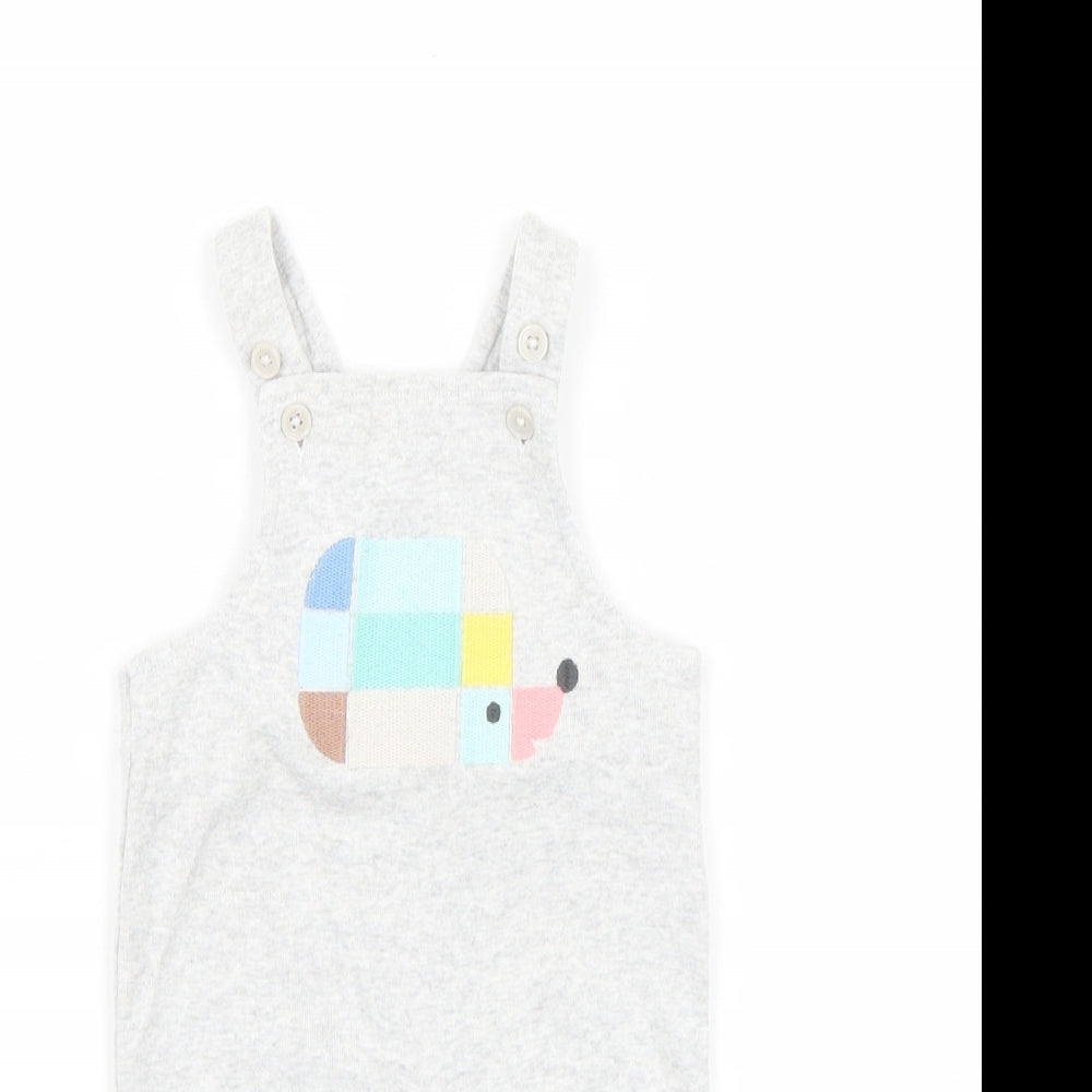 Marks and Spencer Baby Grey   Babygrow One-Piece Size 3-6 Months