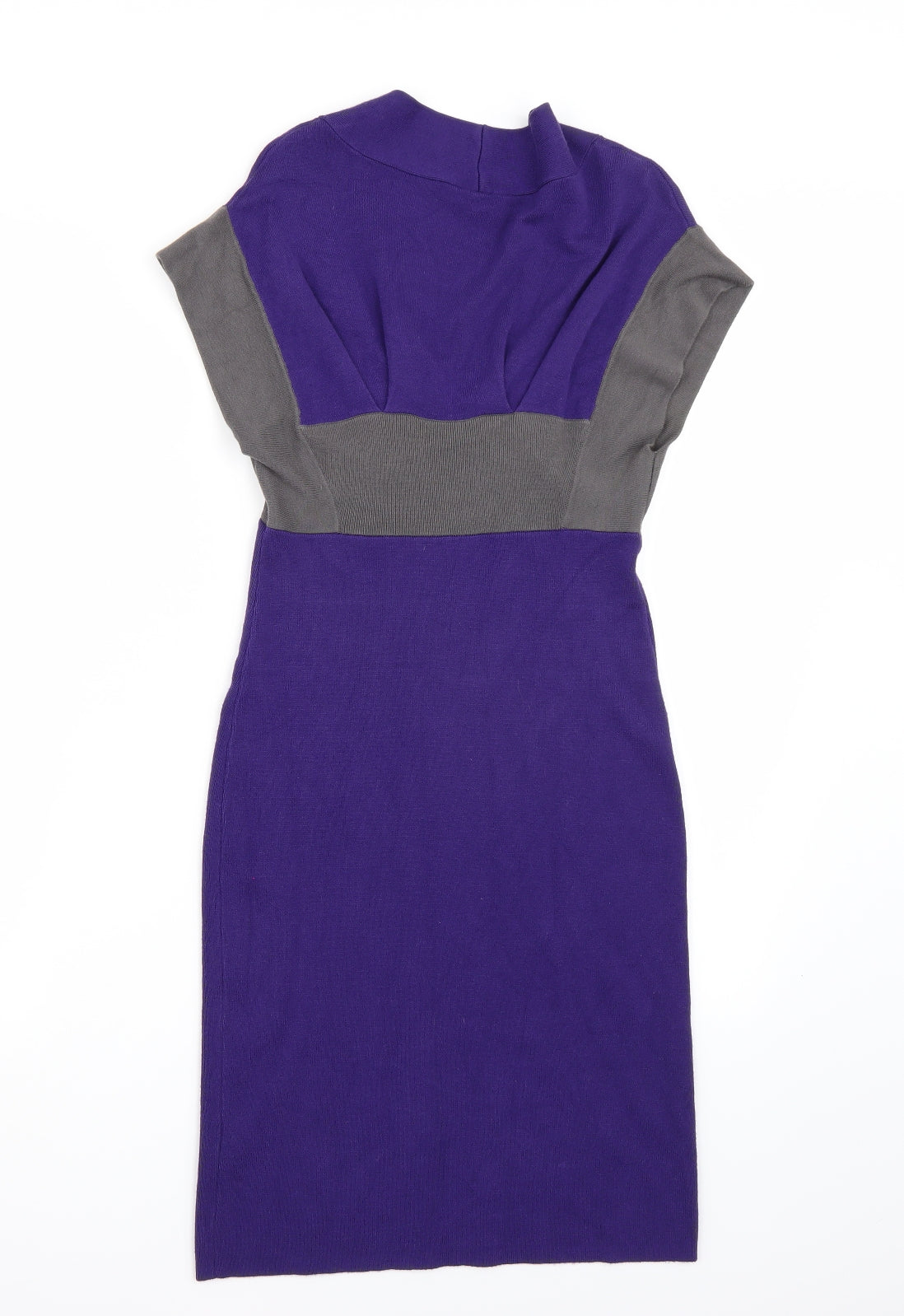Topshop Womens Purple  Rayon A-Line  Size 8