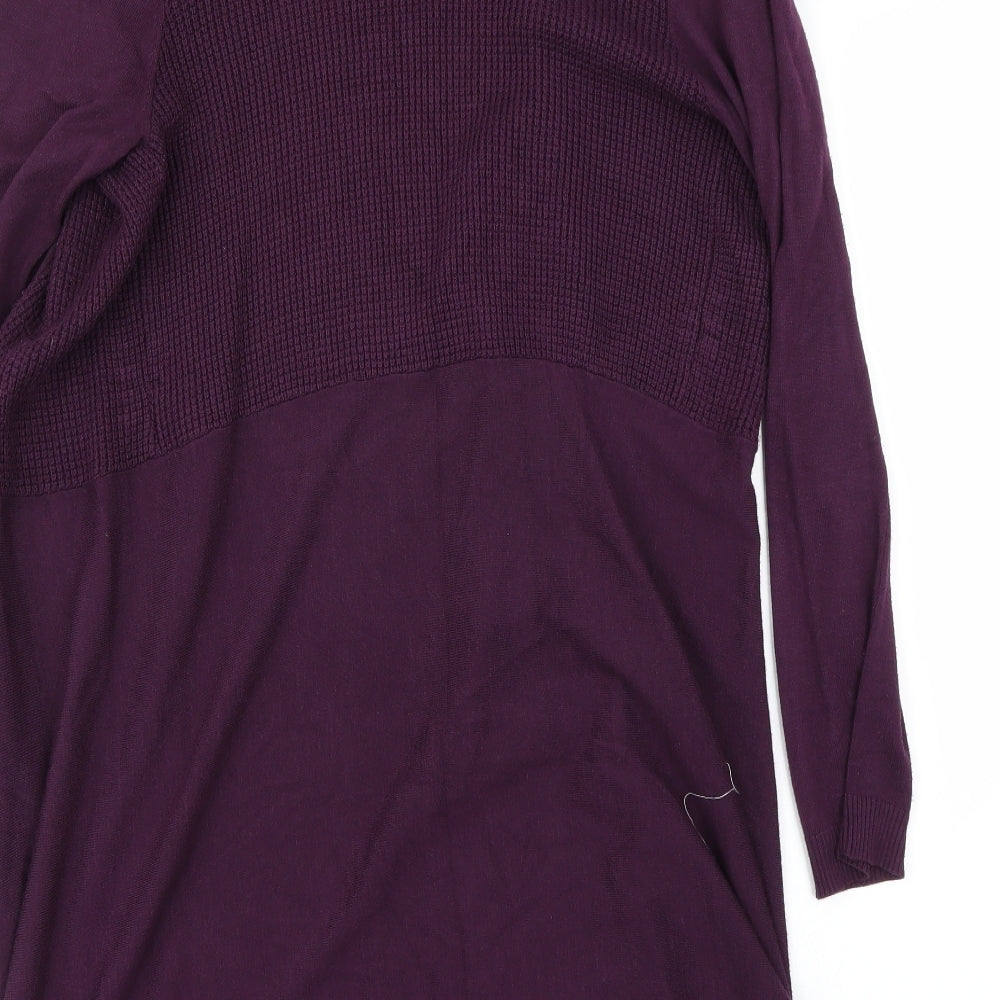 New Look Womens Purple   Cardigan Jumper Size 14