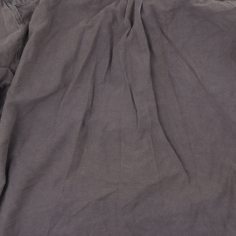 Marks and Spencer Mens Grey    Button-Up Size XL