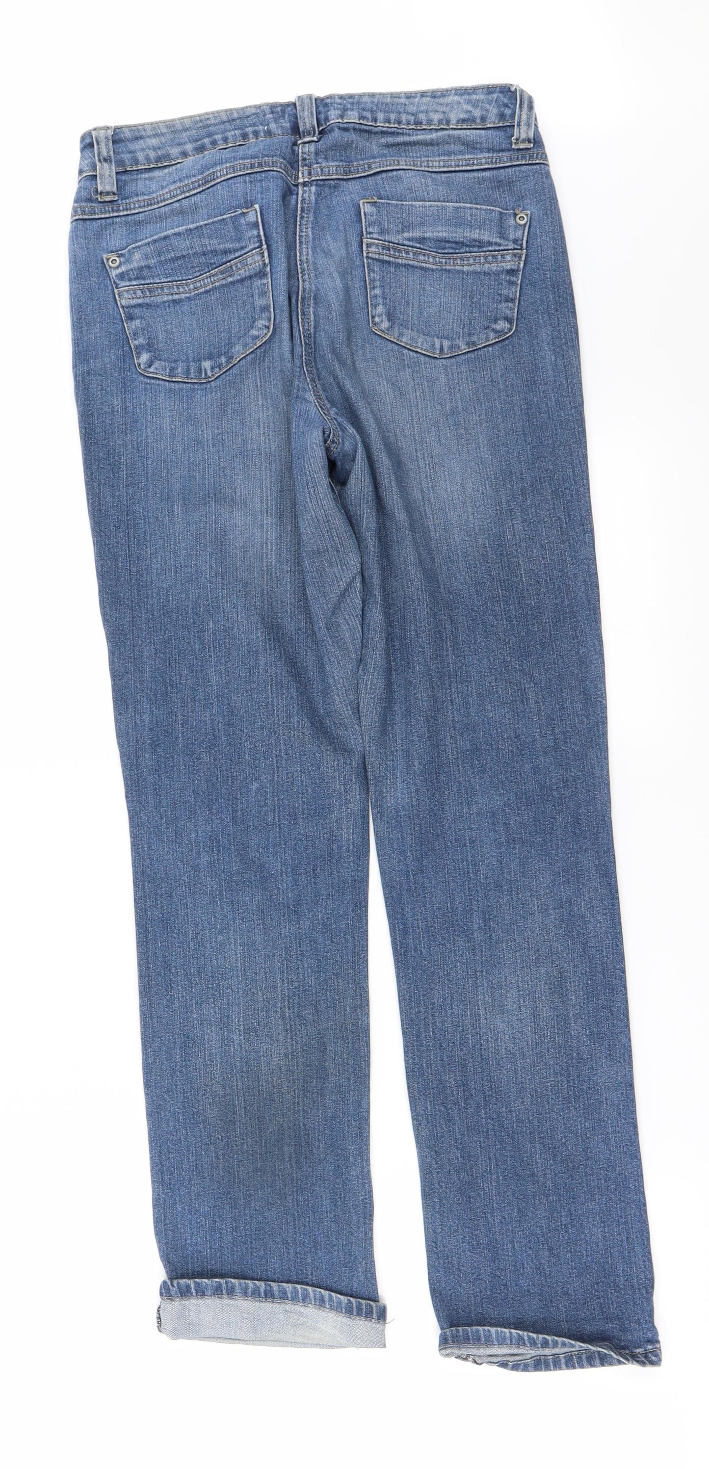 Papaya Womens Blue   Straight Jeans Size 10 L27 in