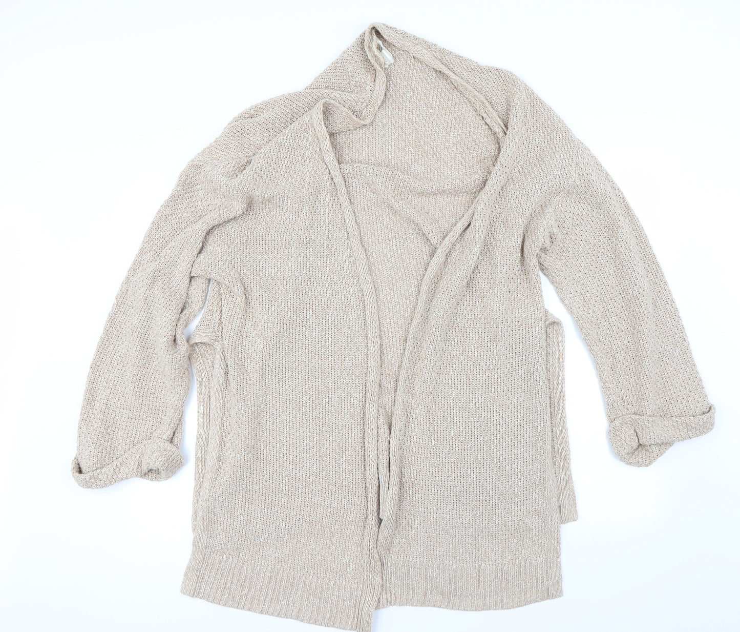 Preworn Womens Beige   Cardigan Jumper Size M