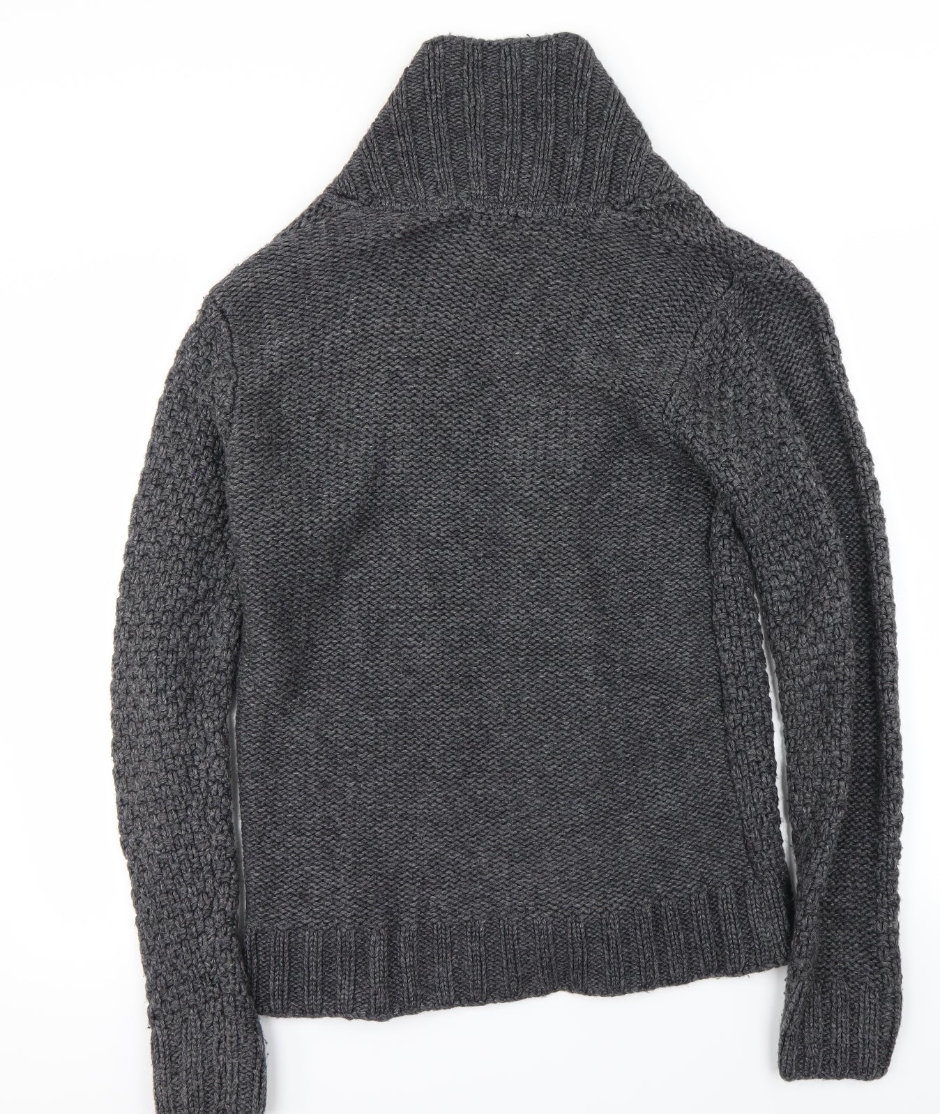 H&M Womens Grey   Cardigan Jumper Size M