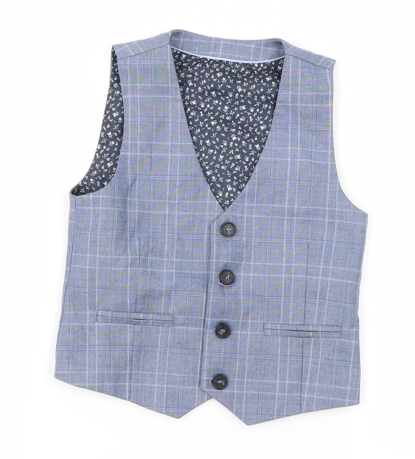 NEXT Boys Blue   Jacket Waistcoat Size 5 Years