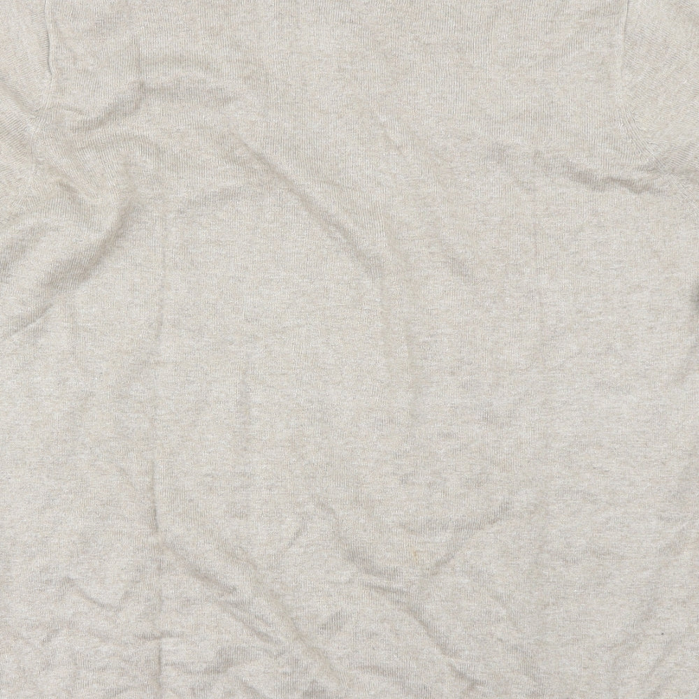 Marks and Spencer Mens Beige   Pullover Jumper Size L