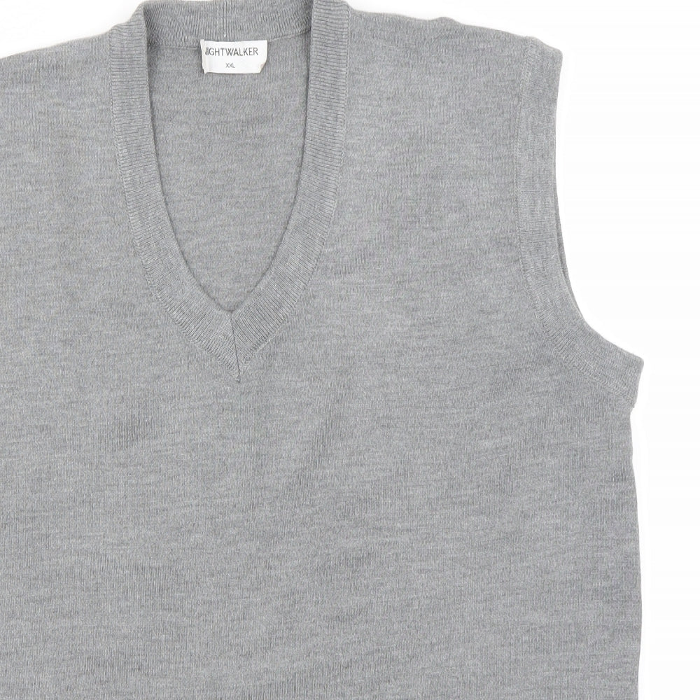 night walker Mens Grey   Pullover Jumper Size 2XL