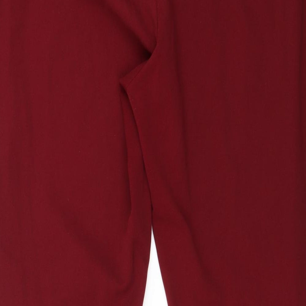 SheIn Womens Red   Trousers  Size 2XL L28 in