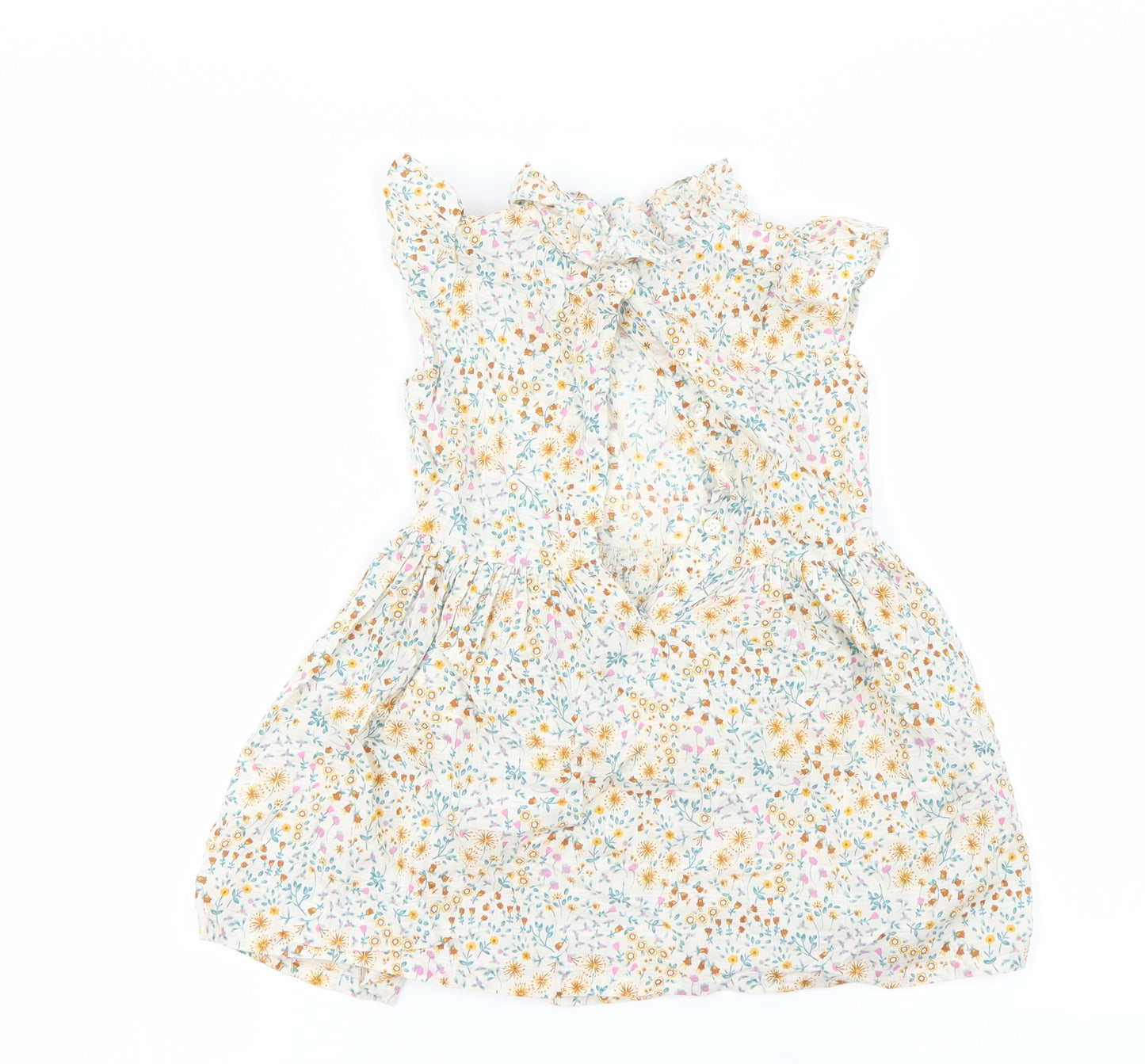 NEXT  Ivory Floral  A-Line  Size 12-18 Months