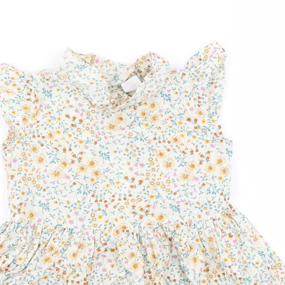 NEXT  Ivory Floral  A-Line  Size 12-18 Months