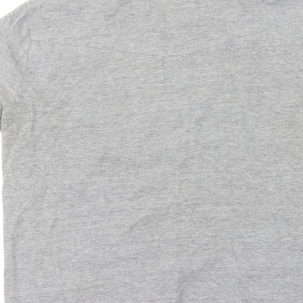 Preworn Mens Grey    T-Shirt Size M