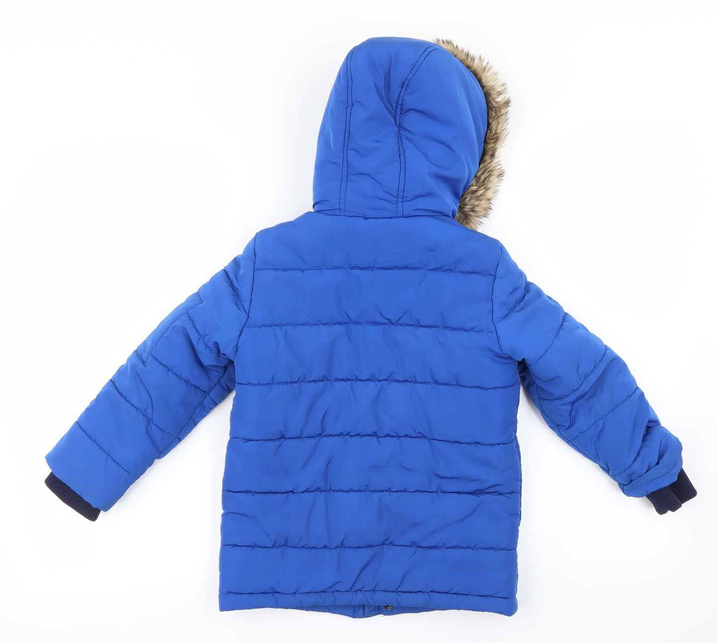 Preworn Boys Blue   Jacket Coat Size 4-5 Years