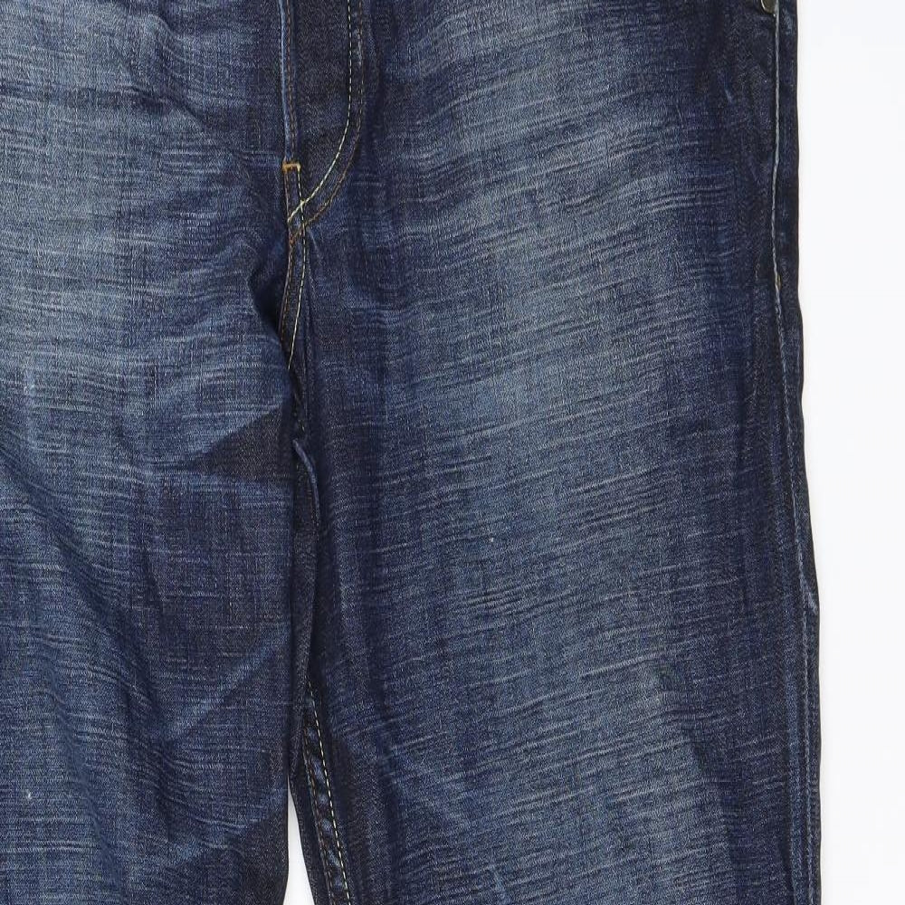 FCUK Mens Blue   Straight Jeans Size 34 in L34 in