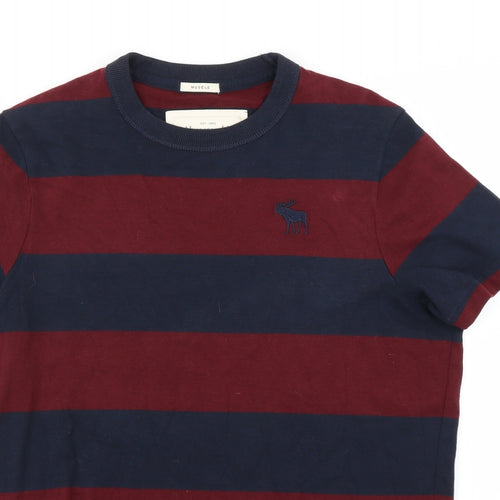 Abercrombie & Fitch Mens Red    T-Shirt Size M