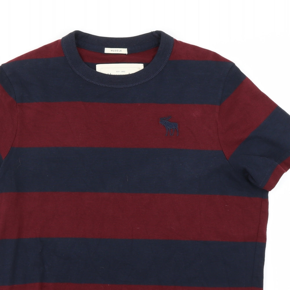 Abercrombie & Fitch Mens Red    T-Shirt Size M