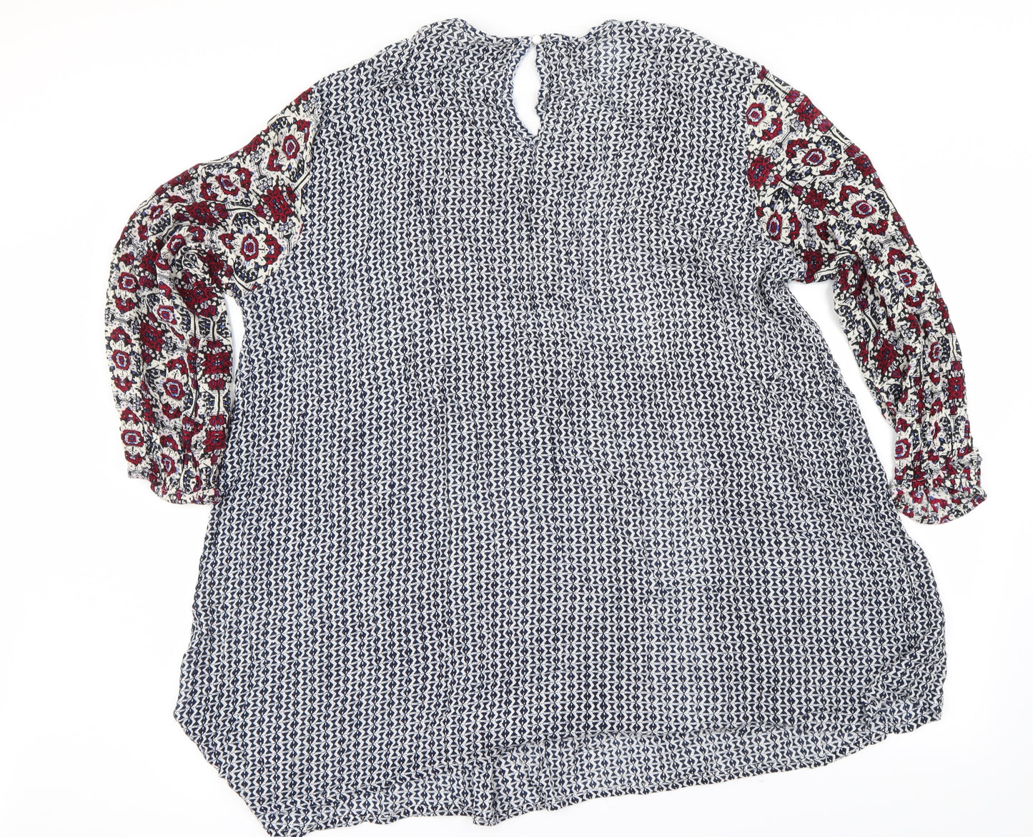 Boohoo Womens Blue   Basic Blouse Size 18