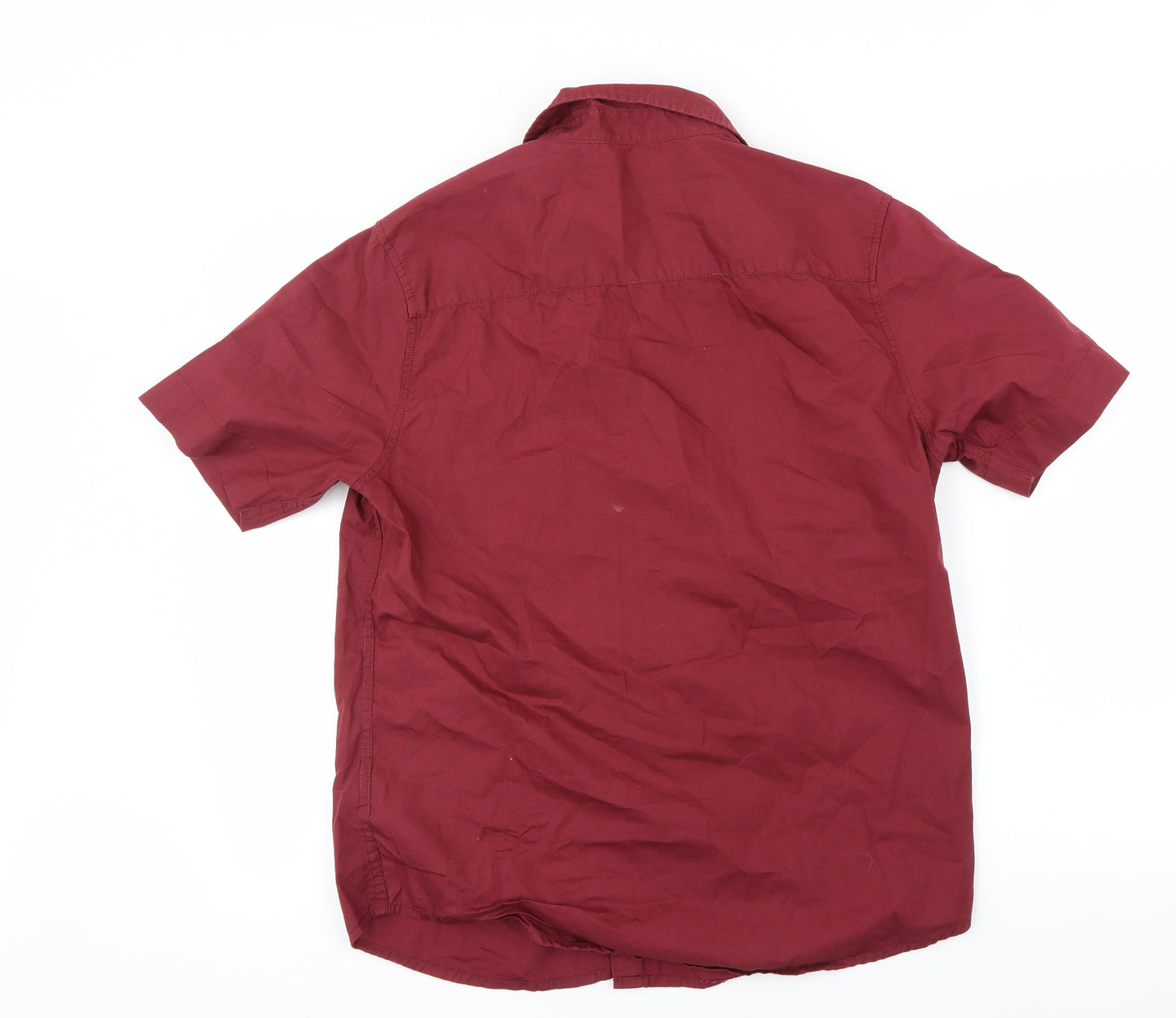 Industrialize  Mens Red    Button-Up Size M