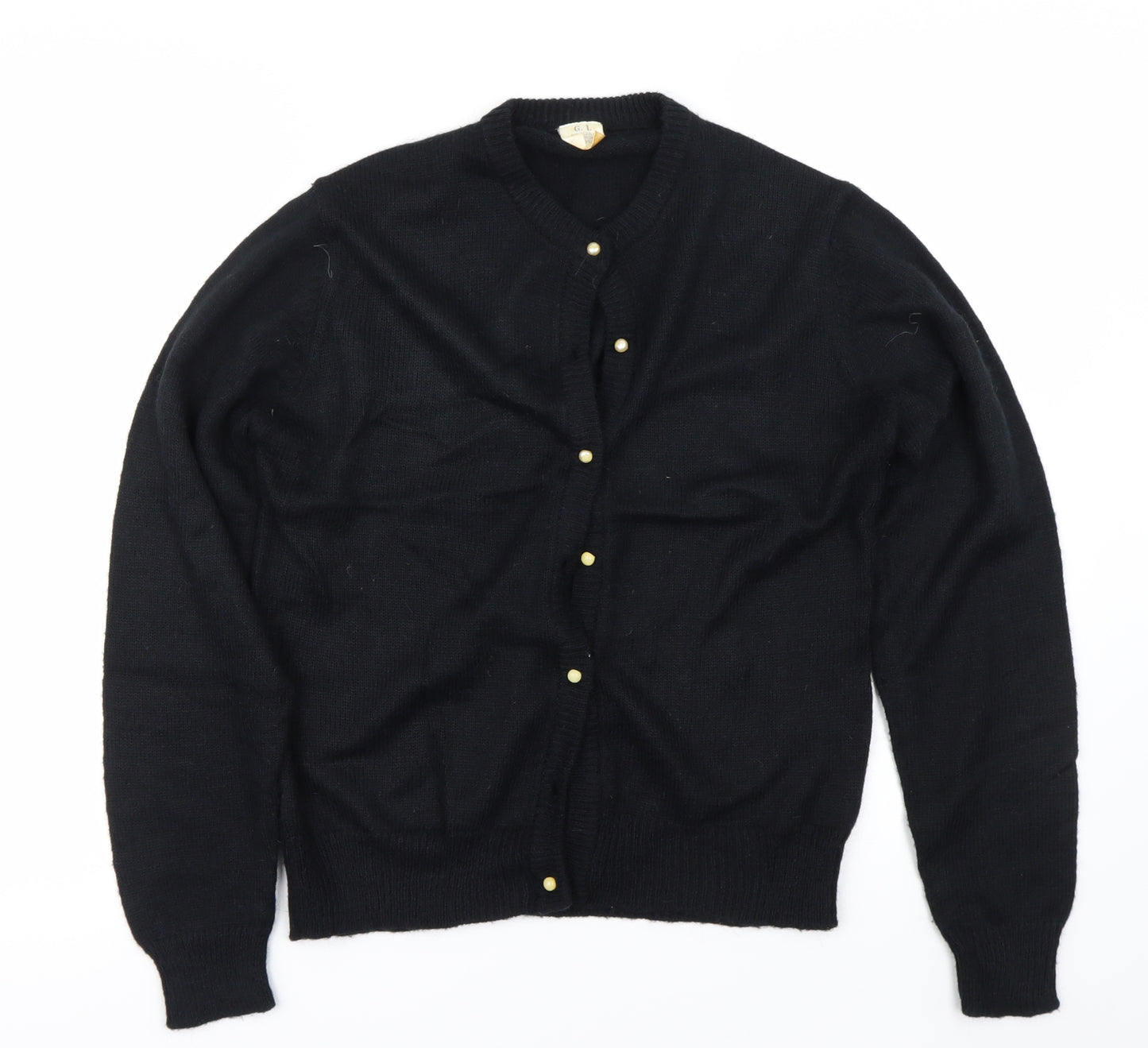 G.I Womens Black   Cardigan Jumper Size 12