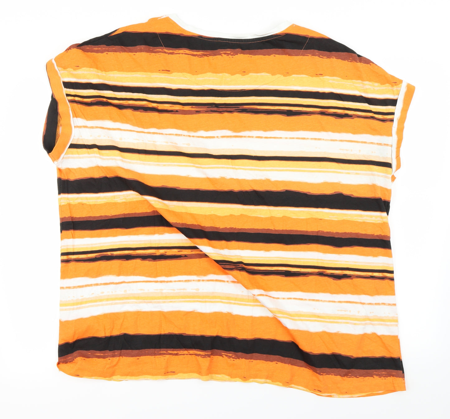 capsule  Womens Orange   Basic T-Shirt Size 22