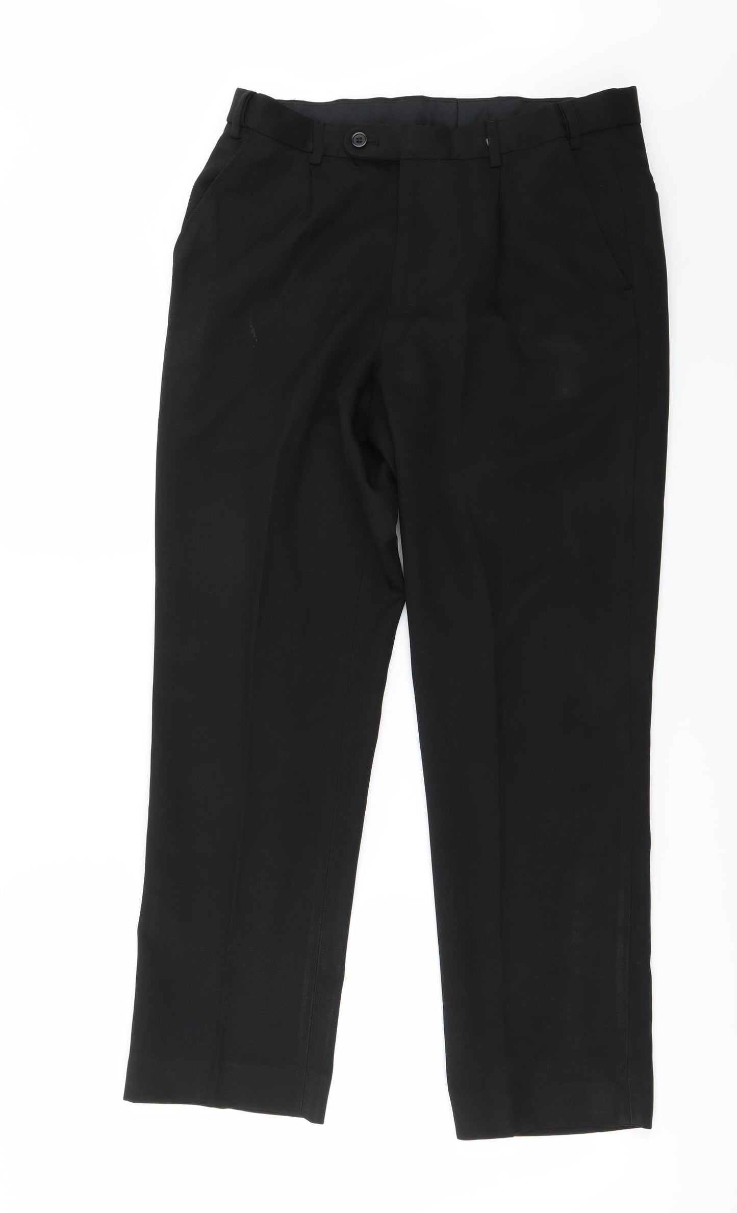 Preworn Mens Black   Trousers  Size 32 in L29 in