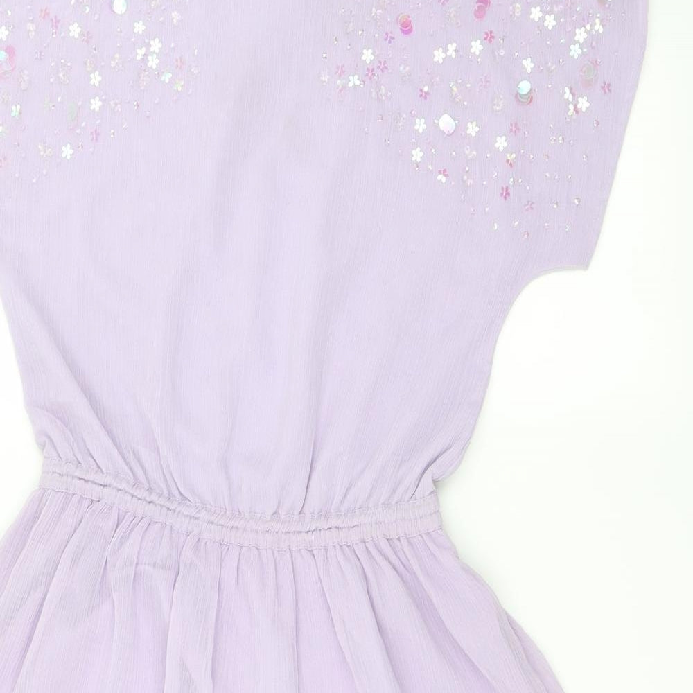 NEXT Girls Purple   A-Line  Size 12 Years
