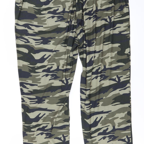 SheIn Womens Green Camouflage  Trousers  Size 2XL L26 in
