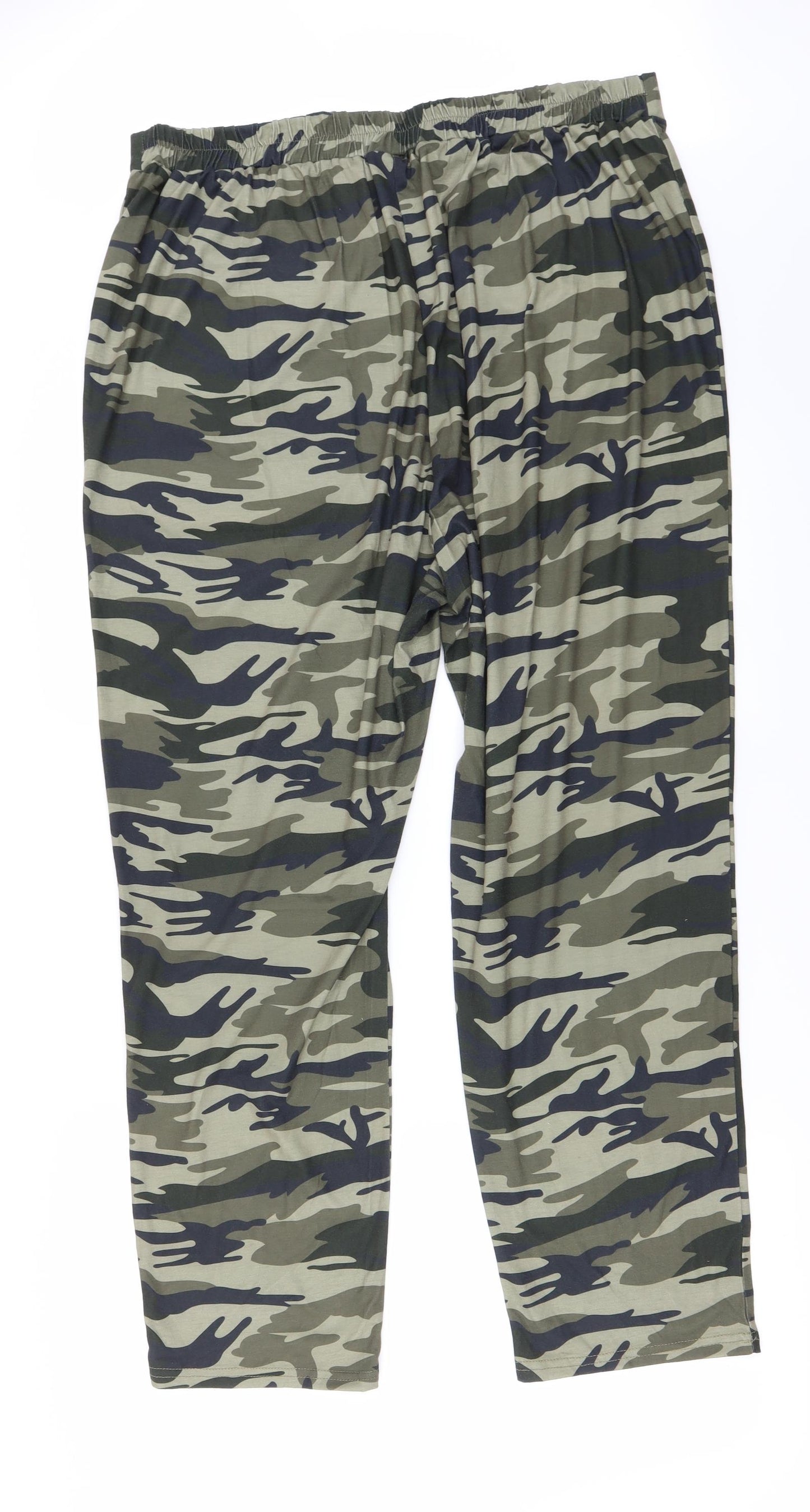 SheIn Womens Green Camouflage  Trousers  Size 2XL L26 in