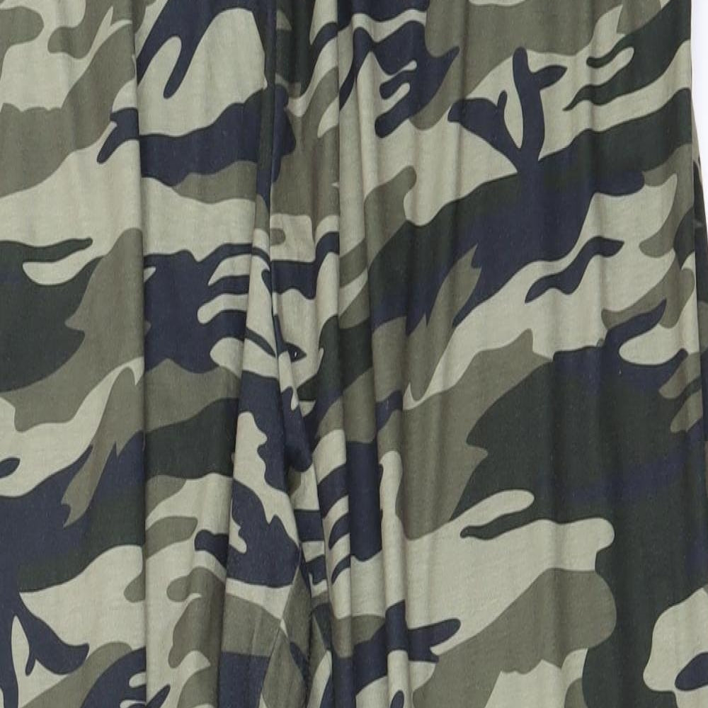 SheIn Womens Green Camouflage  Trousers  Size 2XL L26 in