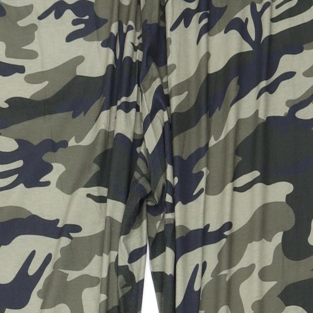SheIn Womens Green Camouflage  Trousers  Size 2XL L26 in