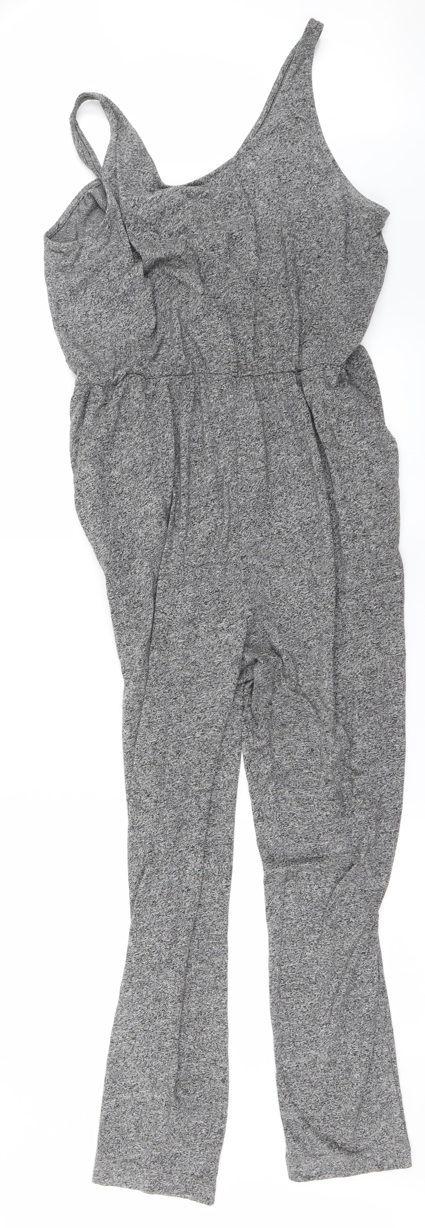 H&M Womens Grey   Jumpsuit One-Piece Size L