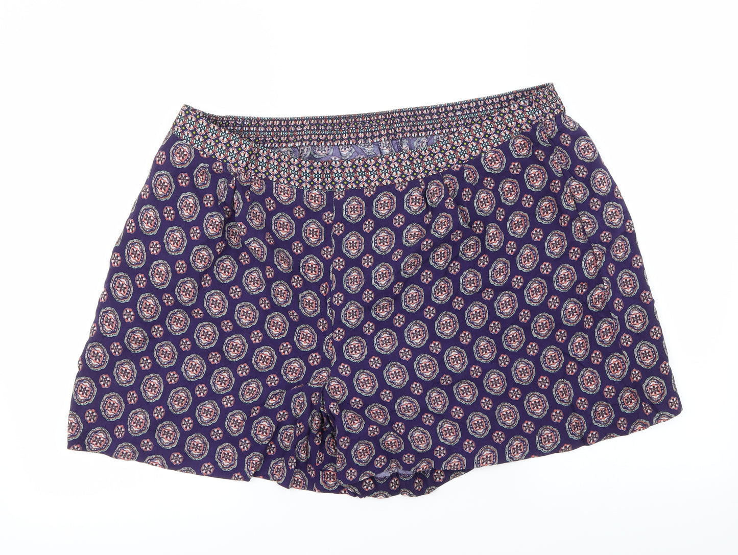 Papaya Womens Purple   Cut-Off Shorts Size 18