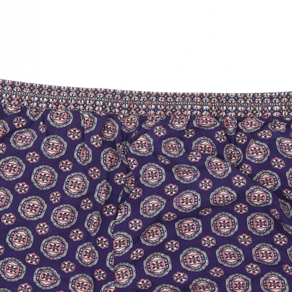 Papaya Womens Purple   Cut-Off Shorts Size 18
