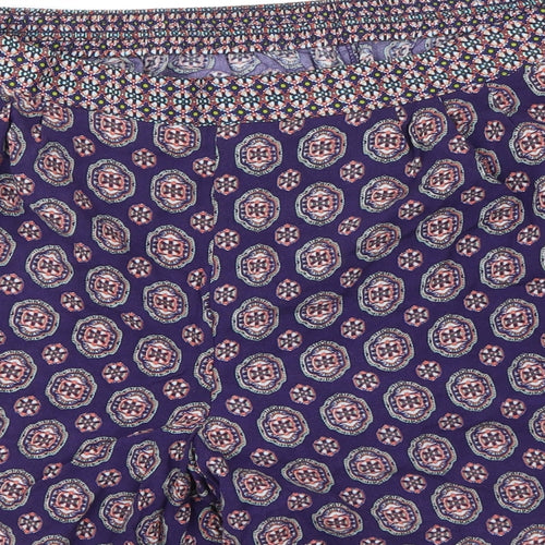 Papaya Womens Purple   Cut-Off Shorts Size 18