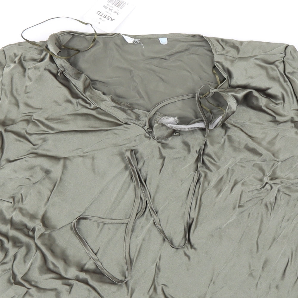 Preworn Womens Green   Basic Blouse Size 20