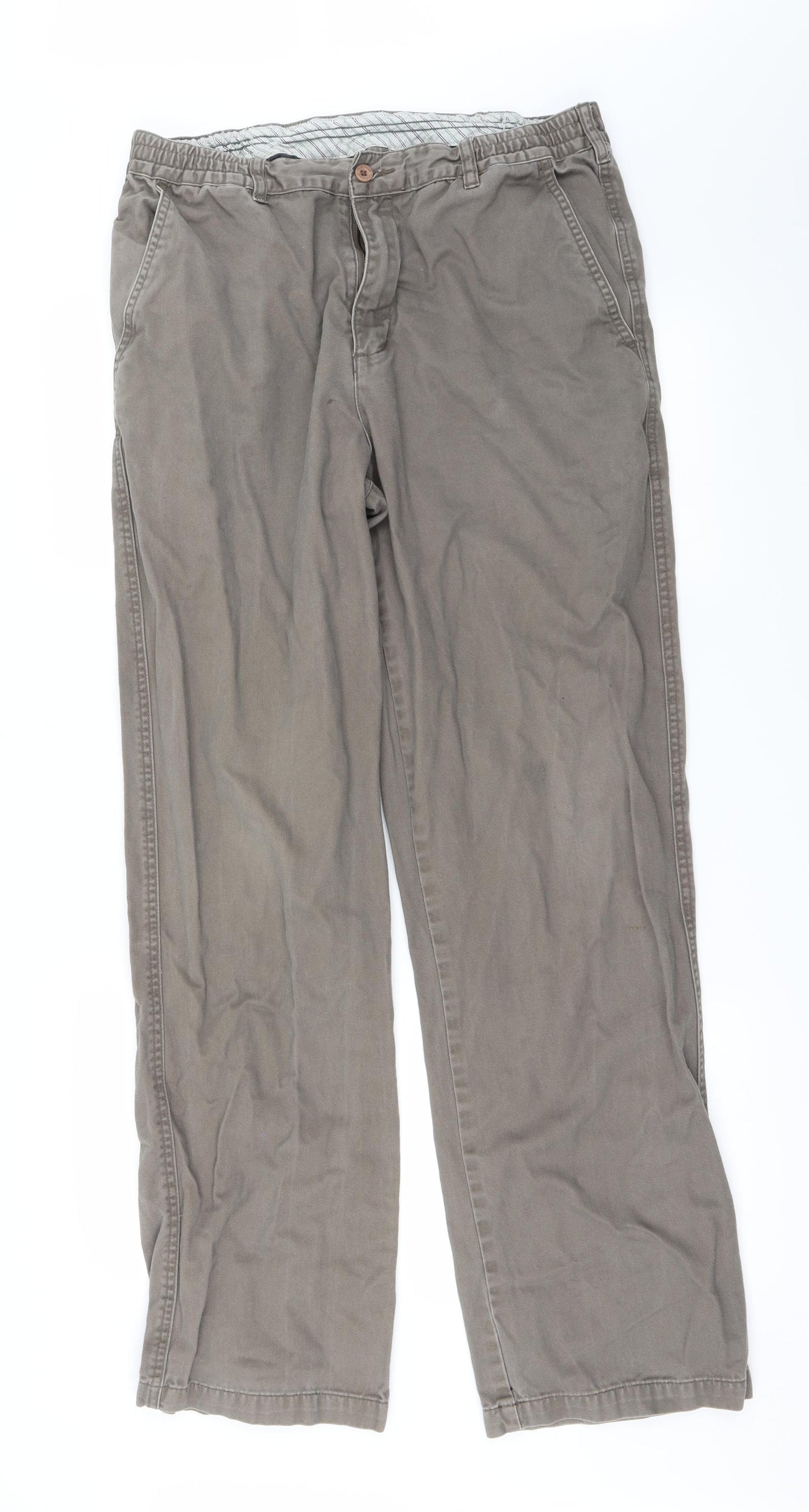 Preworn Womens Beige   Straight Jeans Size 32 in L30 in