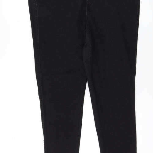 Denim & Co. Womens Black   Jegging Jeans Size 16 L26 in