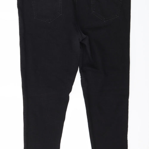 Denim & Co. Womens Black   Jegging Jeans Size 16 L26 in
