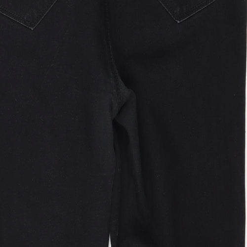 Denim & Co. Womens Black   Jegging Jeans Size 16 L26 in