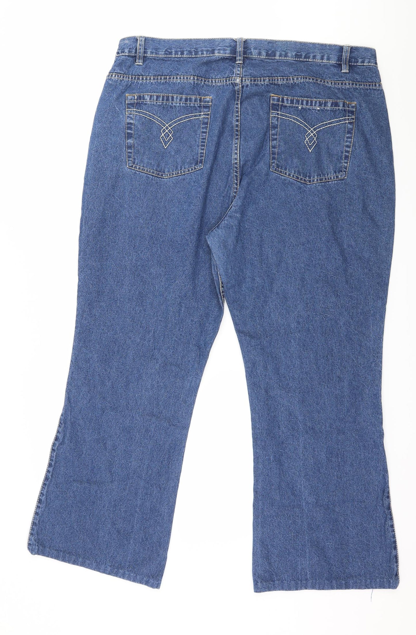 George Womens Blue  Denim Straight Jeans Size 20 L27 in