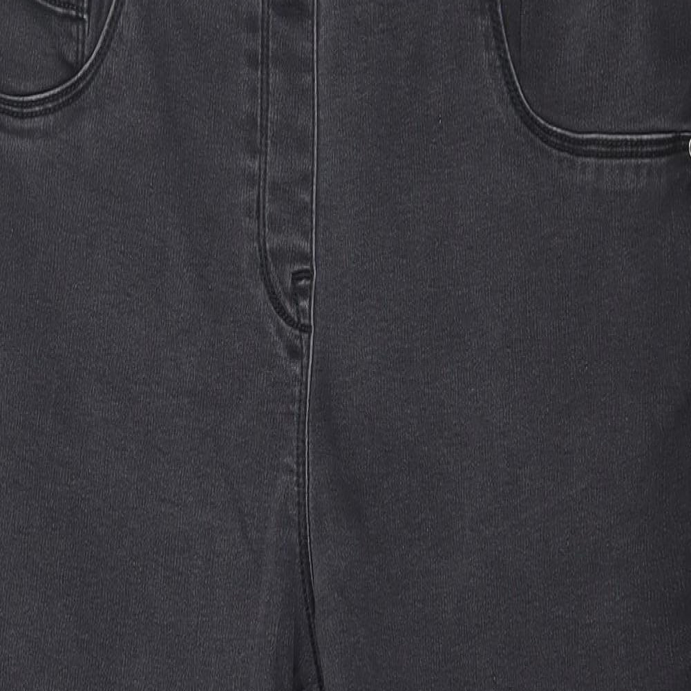 George Womens Grey  Denim Jegging Jeans Size 16 L26 in