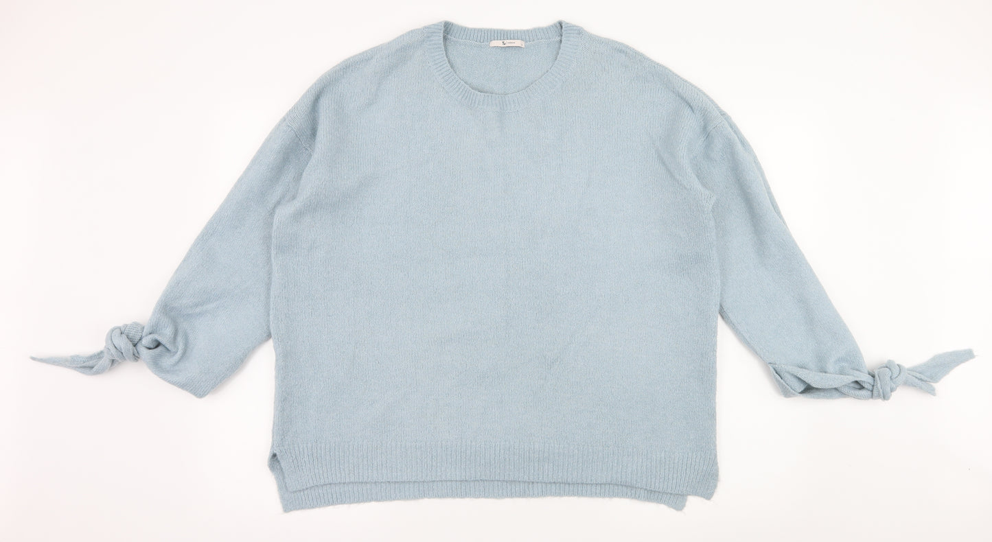 TU Womens Blue  Knit Pullover Jumper Size 16